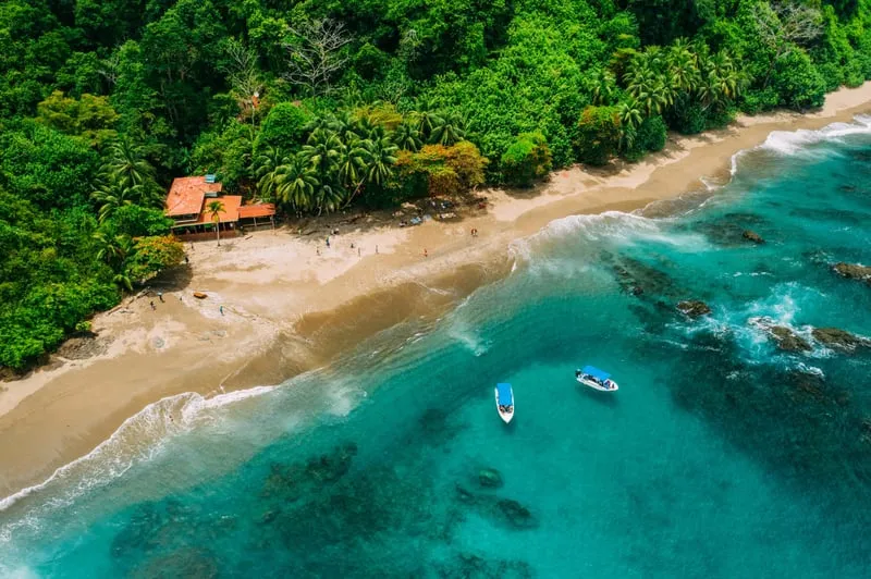Private group snorkeling at Caño Island Biological Reserve on a premium full-day snorkeling uvita Costa Rica tour